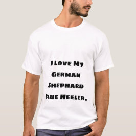 Ik hou van mijn hond t-shirt