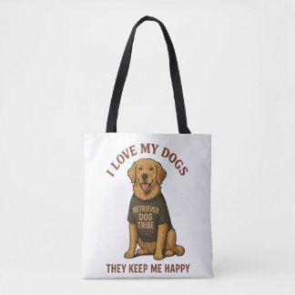 Ik hou van mijn honden draagtas