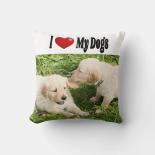Ik hou van mijn honden foto kussen