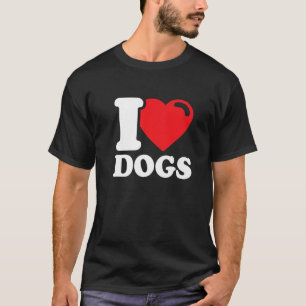 Ik hou van mijn honden - ik hou van honden t-shirt