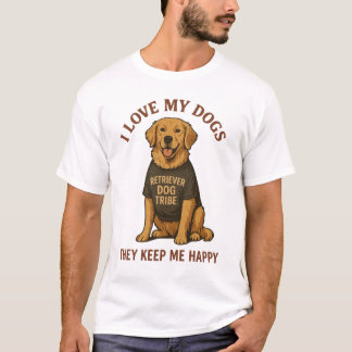 Ik hou van mijn honden. t-shirt