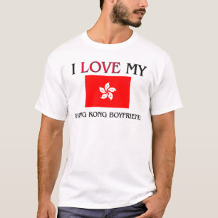 Ik hou van mijn Hong Kong Boyvriend T-shirt