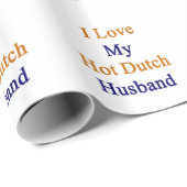 Ik hou van mijn hot Dutch Husband Cadeaupapier (Rol Hoek)