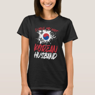 Ik hou van mijn hot-Koreaans echtgenoot T-shirt