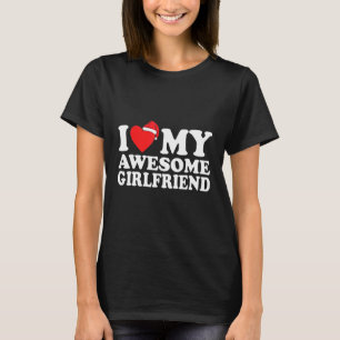 Ik hou van mijn Hot Vriendin Red Heart 1 T-shirt