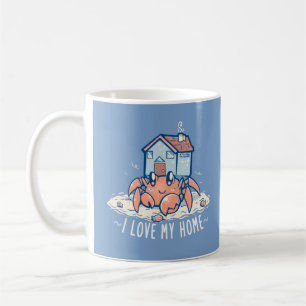 Ik hou van mijn huis koffiemok