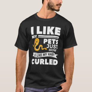 Ik hou van mijn huisdieren, hoe ik mijn haar-gekru t-shirt