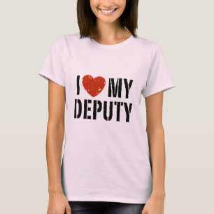 Ik hou van mijn hulpsheriff t-shirt