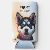 Ik hou van mijn Husky gepersonaliseerd (Voorkant)