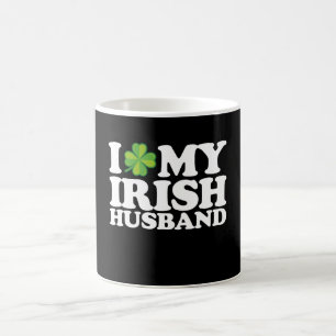 Ik hou van mijn Ierse man Koppel St. Patrick's Day Koffiemok