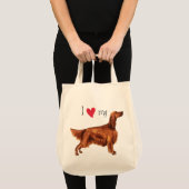 Ik hou van mijn Ierse Setter Tote Bag (Voorkant (product))