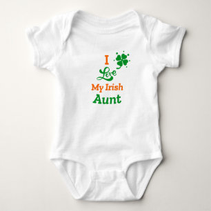 Ik hou van mijn Ierse tante St. Patrick's Day  Romper