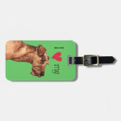 Ik hou van mijn Ierse Terrier Bagagelabel (Voorkant horizontaal)