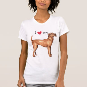 Ik hou van mijn Ierse Terrier T-shirt