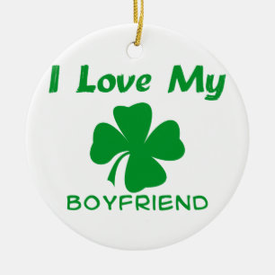Ik hou van mijn Ierse vriend Keramisch Ornament
