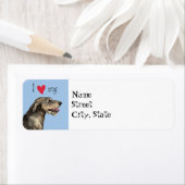 Ik hou van mijn Ierse Wolfhound Etiket (Insitu)