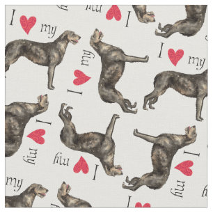 Ik hou van mijn Ierse Wolfhound Stof