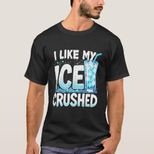 Ik Hou Van Mijn Ijs Verpulverd Koel Grappig Zomer T-shirt