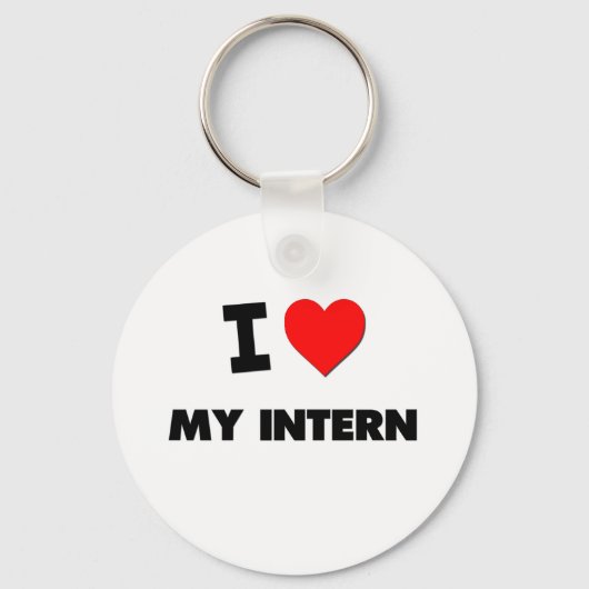 Ik hou van mijn intern sleutelhanger (Voorkant)