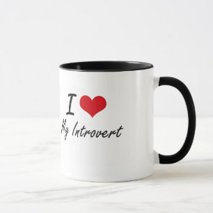 Ik hou van mijn Introvert Mok