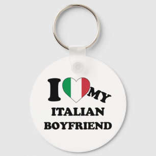 Ik hou van mijn Italiaanse Boyvriend Sleutelhanger