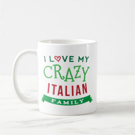 Ik hou van mijn Italiaanse familie Reunion T-Shirt Koffiemok