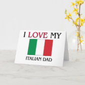 Ik hou van mijn Italiaanse vader Kaart (Gele Bloem)