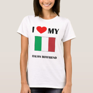 Ik hou van mijn Italiaanse vriend Baby Doll T-shirt