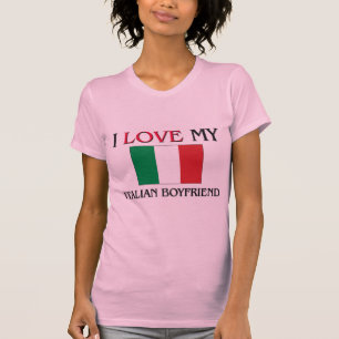 Ik hou van mijn Italiaanse vriend T-shirt