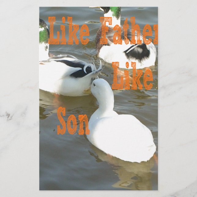 Ik hou van mijn jongen als vader als zoon (Voorkant)