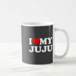 Ik hou van mijn Juju Hart Familie Oma Lange Mouwen Koffiemok