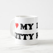 Ik hou van mijn Kat Koffiemok (Voorkant links)