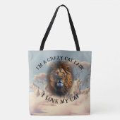 "Ik hou van mijn kat" leuke aangepaste vrouwen Can Draagtas (Voorkant)