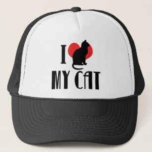 Ik hou van mijn kat met heel mijn hart - Kattenlie Trucker Pet