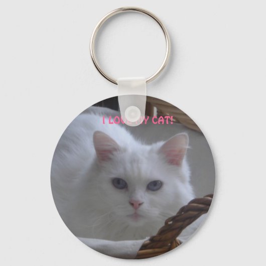IK HOU VAN MIJN KAT! SLEUTELHANGER (Voorkant)