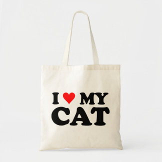 Ik hou van mijn kat tote bag