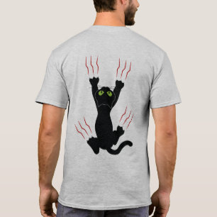 Ik hou van mijn kat, tweezijdig afdrukken t-shirt