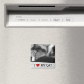 Ik hou van mijn kattenmagneet magneet (Insitu (Vaatwasser))