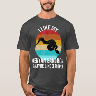 Ik hou van mijn Keniaanse zand Boa en misschien 3 T-shirt