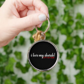 Ik hou van mijn Kerk Sleutelhanger (Hand)