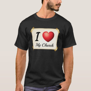 Ik hou van mijn kerk t-shirt