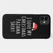 Ik hou van mijn kerstpajama-Shirt Case-Mate iPhone Case (Achterkant (horizontaal))