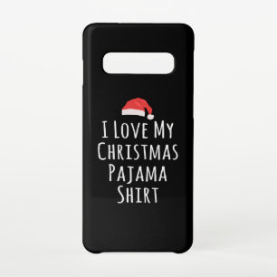 Ik hou van mijn kerstpajama-Shirt Samsung Galaxy S10 Hoesje