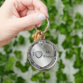 Ik hou van mijn ketting van het Westie Heart Sleutelhanger (Hand)