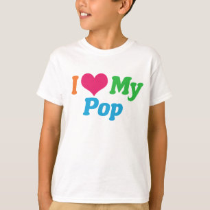 Ik hou van mijn Kinder Pop T-shirt