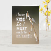 Ik hou van mijn kinderen, dus ik moet om... kaart (Gele Bloem)