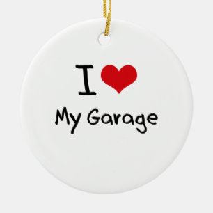 Ik hou van mijn kleding keramisch ornament