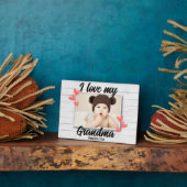 Ik hou van mijn kleindochter Moederdag Fotoplaat (Zijkant)