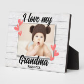 Ik hou van mijn kleindochter Moederdag Fotoplaat (Zijkant)