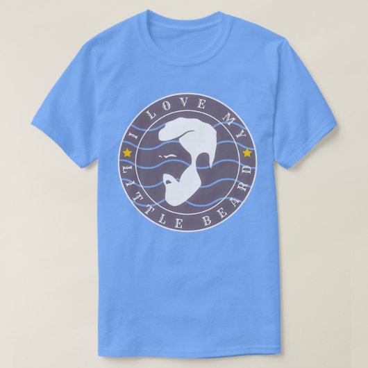 Ik hou van mijn kleine baard 17 t-shirt (Design voorkant)